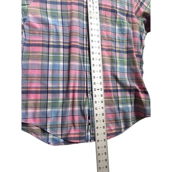 Brookes Brothers short sleeve plaid shirt button up - Picture 9 of 12
